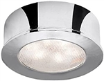 WAC Lighting HR-LED87-CH LED Round Button Light, 3000K, Chrome