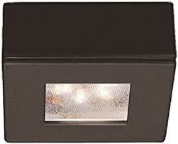 WAC Lighting HR-LED87S-27-DB LED Square Button Light, 2700K, Dark Bronze