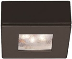 WAC Lighting HR-LED87S-DB LED Square Button Light, 3000K, Dark Bronze