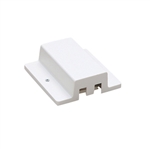 WAC LFC-WT L Track Floating Canopy Connector, White