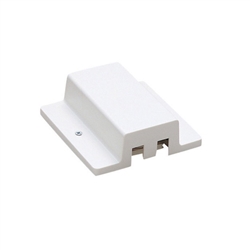 WAC LFC-WT L Track Floating Canopy Connector, White