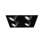 WAC Lighting MT-4LD226TL-WT 4" LED Precision Multiples Insivible Trim for Adjustable Spot 4 Light (2x2) Housing, White