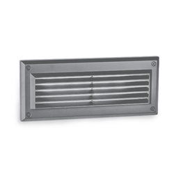 WAC Lighting WL-5205-30-AGH 5.5W Endurance LED Brick Lights Louver Step And Wall Light, 120V, 3000K Color Temperature, 90 CRI, 45 Lumens, Architectural Graphite