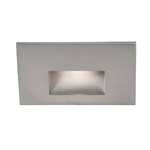 WAC Lighting WL-LED100-C-SS 3.5W Horizontal Rectangle LED Step Light, 120V, 3000K Color Temperature, Stainless Steel