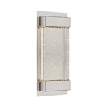 WAC Lighting WS-12713-PN 8W 13" Mythical Vertical LED Wall Sconce, 3000K Color Temperature, 90 CRI, 139 Lumens, Polished Nickel