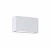 WAC Lighting WS-25612-WT 29W Blok Horizontal 12" LED Wall Sconce, 3000K Color Temperature, 90 CRI, 1162 Lumens, CA Title 24 Compliant, White