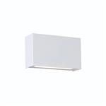 WAC Lighting WS-25612-WT 29W Blok Horizontal 12" LED Wall Sconce, 3000K Color Temperature, 90 CRI, 1162 Lumens, CA Title 24 Compliant, White