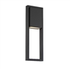 WAC Lighting WS-W15918-BK 13W 18" Archetype Outdoor LED Wall Sconce, 3000K Color Temperature, 90 CRI, 435 Lumens, Black