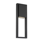 WAC Lighting WS-W15918-BK 13W 18" Archetype Outdoor LED Wall Sconce, 3000K Color Temperature, 90 CRI, 435 Lumens, Black