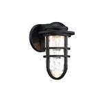 WAC Lighting WS-W24509-BZ 10W 9" Steampunk Outdoor LED Wall Sconce, 3000K Color Temperature, 90 CRI, 365 Lumens, Bronze