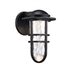 WAC Lighting WS-W24513-BK 10W 13" Steampunk Outdoor LED Wall Sconce, 3000K Color Temperature, 90 CRI, 440 Lumens, Black