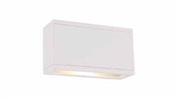 WAC Lighting WS-W2509-WT 16W Rubix Single LED Wall Mount, 3000K Color Temperature, 90 CRI, 805 Lumens, White