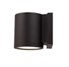 WAC Lighting WS-W2605-BZ 5" Tube Single LED Light Outdoor Wall Sconce, 30W, 1750 Lumens, 3000K Color Temperature, 90 CRI, Bronze