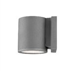 WAC Lighting WS-W2605-GH 5" Tube Single LED Light Outdoor Wall Sconce, 30W, 1750 Lumens, 3000K Color Temperature, 90 CRI, Graphite