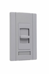 Wattstopper CDLV700GRY 700VA Magnetic Low Voltage Single Pole, Slide-to-Off Dimmer, Narrow, Gray