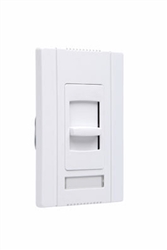 Wattstopper CDLV700W 700VA Magnetic Low Voltage Single Pole, Slide-to-Off Dimmer, Narrow, White