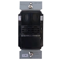 Wattstopper-DSW-302-B Dual Technology Dual Rellay Wall Switch Occupancy Sensor, 120/277V, Black