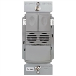 Wattstopper-DSW-302-G Dual Technology Dual Rellay Wall Switch Occupancy Sensor, 120/277V, Gray