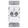 Wattstopper-DSW-302-W Dual Technology Dual Rellay Wall Switch Occupancy Sensor, 120/277V, White
