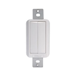 Wattstopper EORS-102-LA RF 2-Button Remote Switch, Light Almond