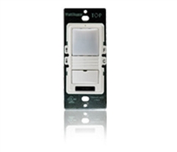 Wattstopper LMPW-101-LA 1-Button Digital PIR Wall Switch Occupancy Sensor, Light Almond