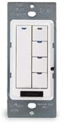 Wattstopper LMSW-105-LA Digital Scene Switch, 5-Button with Infrared, Light Almond