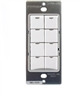 Wattstopper LMSW-108-W-U Digital Wall Switch, 8-Button with Infrared, White, BAA/TAA-compliant
