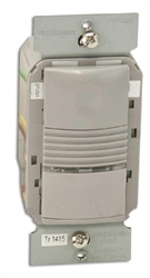 Wattstopper PW-301-G PIR Wall Switch Occupancy Sensor, 120/277V, Grey