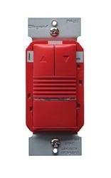 Wattstopper PW-311-R 0-10V PIR Wall Switch Occupancy Sensor, 120/277V, Red