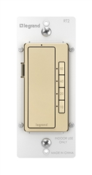 Wattstopper RT2I Radiant 0-600W 1/6 HP 4-Button Digital Timer, Ivory