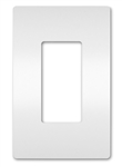 Wattstopper RWP26W Radiant 1-Gang Screwless Wallplate, White