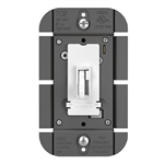 Wattstopper TSDLV703PW 700VA Single Pole/3-Way Low Voltage Toggle Slide Dimmer, White