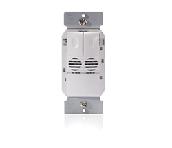 Wattstopper UW-200-LA Ultrasonic Wall Switch Occupancy Sensor, 2-Button, 120/277V, Light Almond