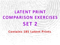 Latent Print Comparison Exercises - Set 2 (Contains 185 Latents)