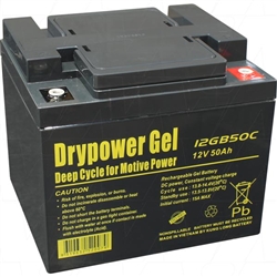 12V 50Ah Sealed Lead Acid Gel Battery DEEP CYCLE