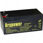 Drypower 12v 3.0Ah Replaces  Century 12v NP3.4-12, PS1232 - FAI Alarms