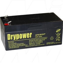 Drypower 12v 3.0Ah Replaces  Century 12v NP3.4-12, PS1232 - FAI Alarms