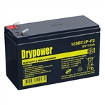 Drypower 12V 7.2Ah Sealed Lead Acid Battery - Wide terminal - F2