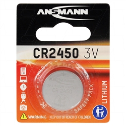Ansmann CR2450 Consumer Lithium Battery Coin Cell
