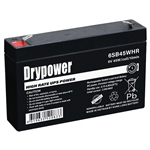 Drypower 6V 45W/Cell (10min) Sealed Lead Acid High Rate Battery for Standby and UPS