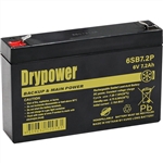 Drypower 6V 7.2Ah replaces Panasonic LC-R067R2P, Gallagher S15 and S17 Solar Electric Fence Energiser battery.