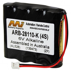 ARB-28110-K 6V Alkaline Battery for Saflok Electronic Hotel Door Lock Access