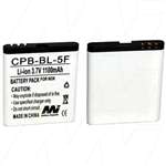 Nokia BL-5F Replacement battery