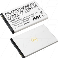 Mobile Phone Battery also suitable for WiFi modems Telstra Elite Mobile WiFi, ZTE AC30, AC33, MF30, MF60, MF61. Replaces Li3715T42P3h654251 battery