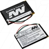 GPS Battery suitable for Garmin Nuvi 1350, 1370, 1390