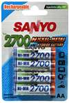 AA Sanyo HU-3UG 2700mAh Ni-MH