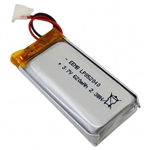 LP852040-PCM-LD-A 3.7V 620mAh Lithium Ion Polymer Cell with PCM + Leads