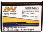 Replacement battery suitable for Dell Axim X50 series.