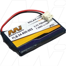 24-800-002, Solar LED Light Battery