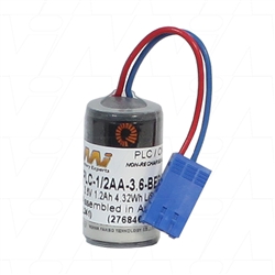 Battery suitable for Bosch Rexroth servo motor drive. PLC-1/2AA-3.6-BERG